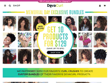 Tablet Screenshot of devacurl.com